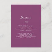 リーフミニマルベリーパープル方向 エンクロージャーカード (正面)