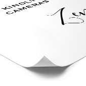 リーフミニマルボホフローラの結婚プラグ抜き符号 ポスター (角)