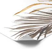 リーフミニマルボホフローラ結婚ズ ポスター (角)