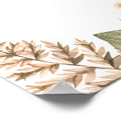 リーフミニマルボホフローラ結婚ズ ポスター (角)