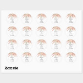 リーフミニマルボホフローラ結婚ズ ラウンドシール (シート)