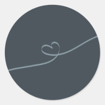 リーフモダンタイポグラフィ封筒シール