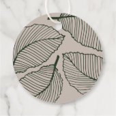 リーフモダンパターンロゴ製品つるラベル フェイバータグ (裏面)