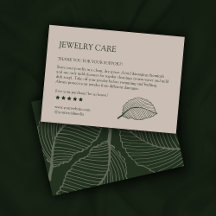 リーフモダンパターン製品気にサンキューカード