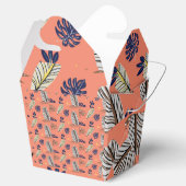 リーフモダンパター結婚ンとパーティー供給 フェイバーボックス (オープン)