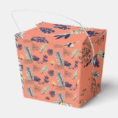 リーフモダンパター結婚ンとパーティー供給 フェイバーボックス (裏面サイド)