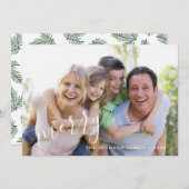 リーフモダンホリメリーーフォトカード シーズンカード (正面/裏面)