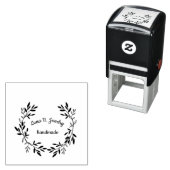 リーフリースロゴ手作り製品包装 セルフインキングスタンプ (インサイチュ)