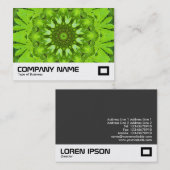 リーフ万華鏡のように千変万化するパターン 名刺 (正面/裏面)