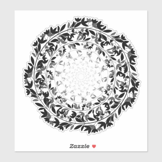 リーフ円 シール (シート)