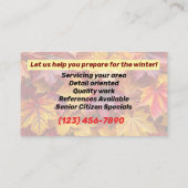 リーフ取り外し名刺 名刺 (裏面)