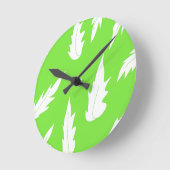 リーフ時計 ラウンド壁時計 (傾斜)