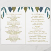 リーフ素朴フローラ結婚の二折プログラム (裏面)