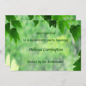 リーフ結婚バチェロレッテ 招待状 (正面/裏面)