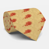 リーフ自然プリントタイ ネクタイ (ロール)