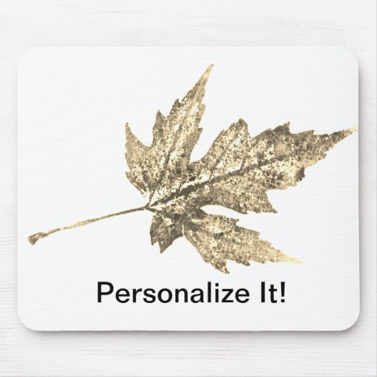 リーフ自然プリントマウスパッド マウスパッド (正面)