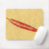 リーフ自然プリントマウスパッド マウスパッド (マウス)