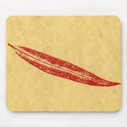 リーフ自然プリントマウスパッド マウスパッド (正面)