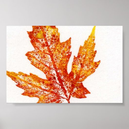 リーフ自然プリントミニポスター ポスター (正面)