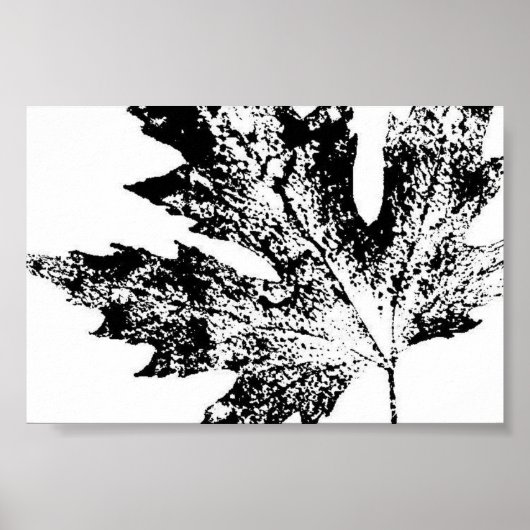 リーフ自然プリントミニポスター ポスター (正面)