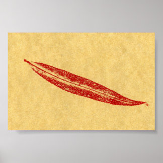 リーフ自然プリントミニポスター ポスター