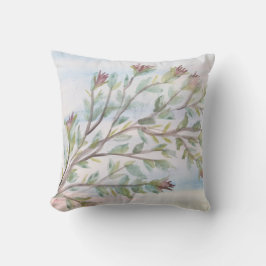 リーフ色彩の鮮やかつる植物 クッション