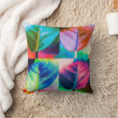 リーフ色 クッション (ブランケット)