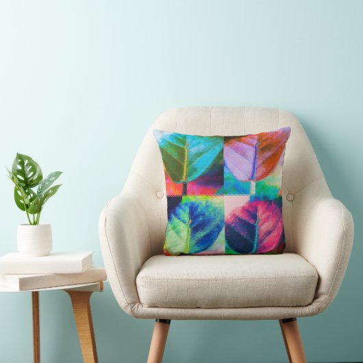 リーフ色 クッション (椅子)