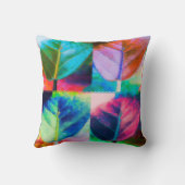 リーフ色 クッション (裏面)