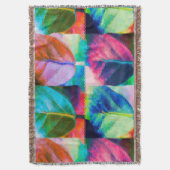 リーフ色 スローブランケット (正面縦)