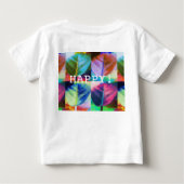 リーフ色 ベビーTシャツ (裏面)