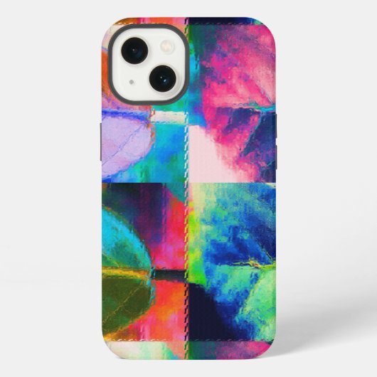 リーフ色 iPhoneケース (裏面)