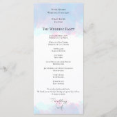 リーフ華美ブラックスクリプトパステル水の色結婚の数 プログラム (裏面)