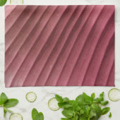 リーフ赤対角 キッチンタオル (折り畳み)