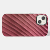 リーフ赤対角 iPhoneケース (裏面横)