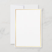 リーフ・ウッド・フレンドギビング招待状 招待状 (裏面)