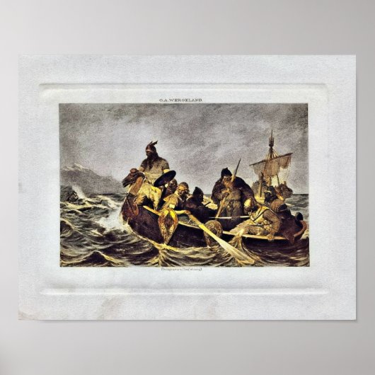 リーフ・エリクソン・ワーゲランドバイキング ポスター (正面)