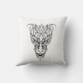 リーフ・ドラゴン クッション (裏面)