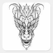 リーフ・ドラゴン スクエアシール (正面)