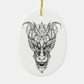 リーフ・ドラゴン セラミックオーナメント (正面)