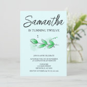 リーフ ボタニカル 招待状 (スタンド正面)