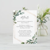 リーフ&ユーカリ ゴールド LG エンクロージャーカード (スタンド正面)