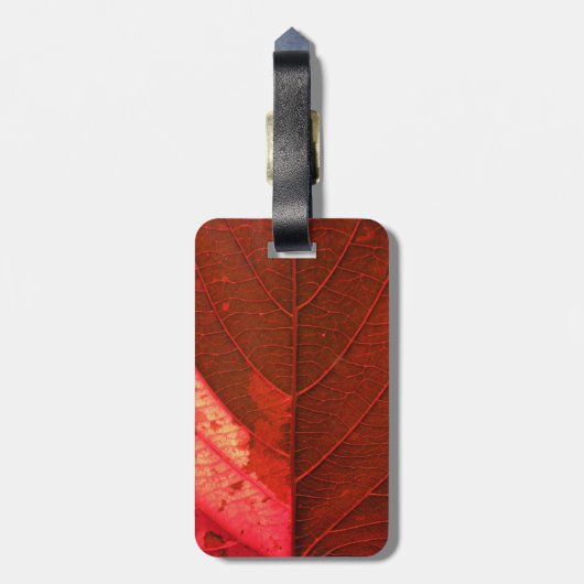 リーフ ラゲッジタグ (裏面縦)