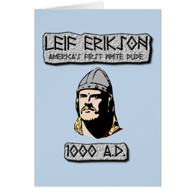 リーフErikson: アメリカの最初白人の男 (正面)