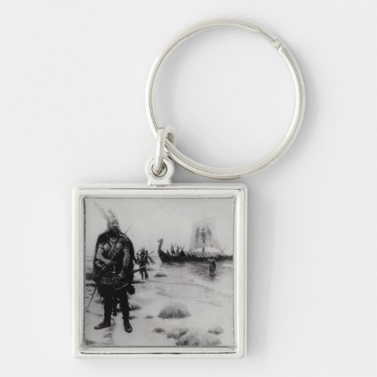 リーフEriksson著アメリカの発見 キーホルダー (正面)