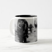 リーフEriksson著アメリカの発見 ツートーンマグカップ (正面左)