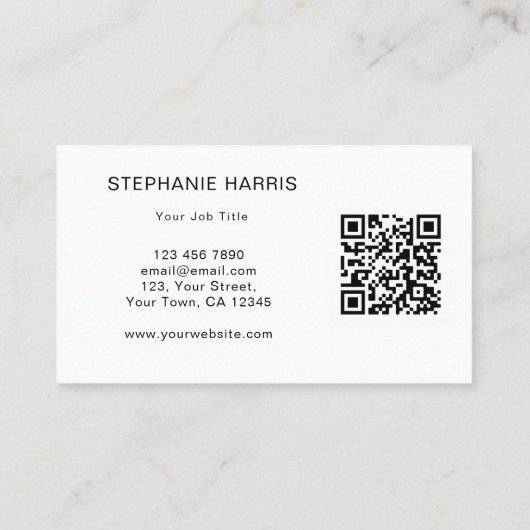 リーフQRコード 名刺 (裏面)