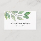 リーフQRコード 名刺 (正面)