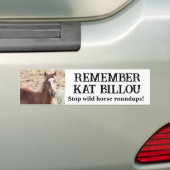 リーブカトビルウワイルドホース バンパーステッカー (車上)