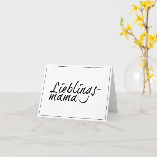 リーブリンスママ カード (黄色い花)